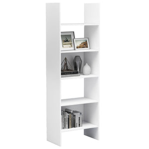 vidaXL Book Cabinet White 60x35x180 cm Engineered Wood