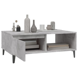 vidaXL Coffee Table Concrete Grey 90x60x35 cm Engineered Wood