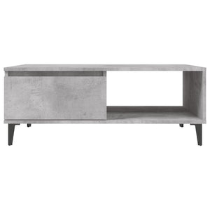 vidaXL Coffee Table Concrete Grey 90x60x35 cm Engineered Wood