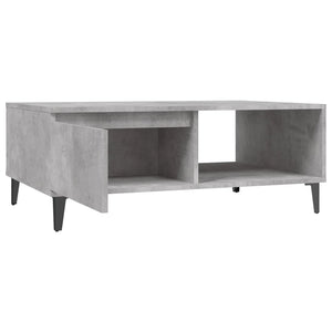 vidaXL Coffee Table Concrete Grey 90x60x35 cm Engineered Wood