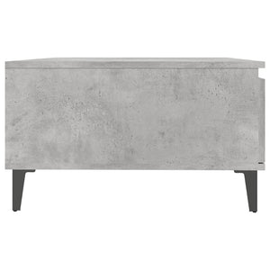 vidaXL Coffee Table Concrete Grey 90x60x35 cm Engineered Wood