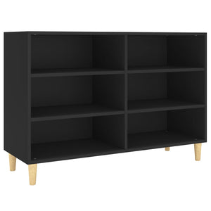 vidaXL Sideboard Black 103.5x35x70 cm Engineered Wood