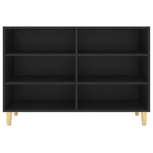 vidaXL Sideboard Black 103.5x35x70 cm Engineered Wood