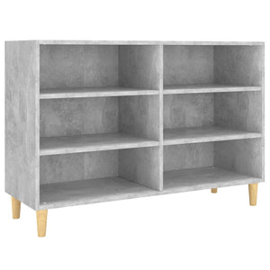 vidaXL Sideboard Concrete Grey 103.5x35x70 cm Engineered Wood