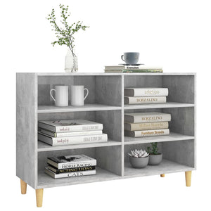 vidaXL Sideboard Concrete Grey 103.5x35x70 cm Engineered Wood