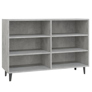 vidaXL Sideboard Concrete Grey 103.5x35x70 cm Engineered Wood