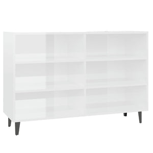 vidaXL Sideboard High Gloss White 103.5x35x70 cm Engineered Wood