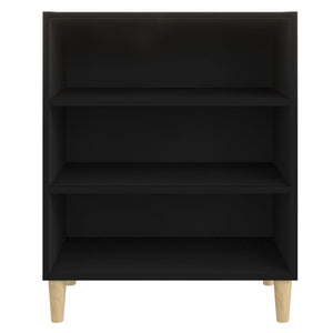 vidaXL Sideboard Black 57x35x70 cm Engineered Wood