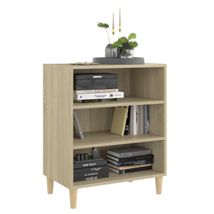 vidaXL Sideboard Sonoma Oak 57x35x70 cm Engineered Wood