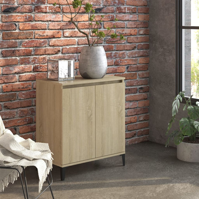 vidaXL Sideboard Sonoma Oak 60x35x70 cm Engineered Wood