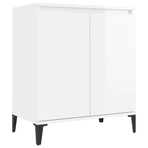 vidaXL Sideboard High Gloss White 60x35x70 cm Engineered Wood