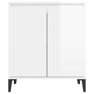 vidaXL Sideboard High Gloss White 60x35x70 cm Engineered Wood