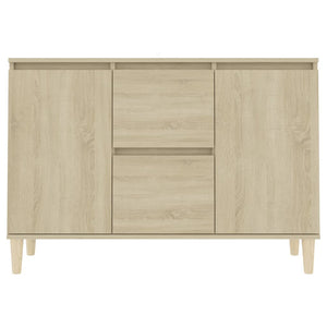 vidaXL Sideboard Sonoma Oak 101x35x70 cm Engineered Wood