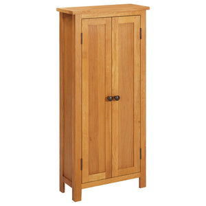 vidaXL Storage Cabinet 50x22x110 cm Solid Oak Wood