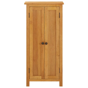 vidaXL Storage Cabinet 50x22x110 cm Solid Oak Wood