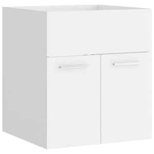 vidaXL Bathroom Furniture Set White Engineered Wood