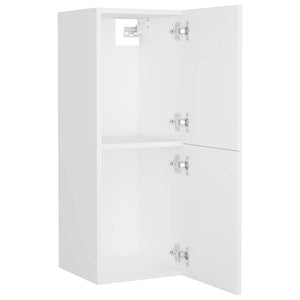 vidaXL Bathroom Furniture Set White Engineered Wood