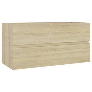 vidaXL Sink Cabinet with Built-in Basin Sonoma Oak Engineered Wood