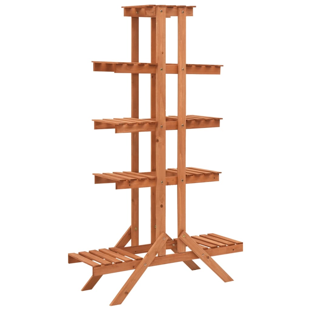 vidaXL Plant Stand 83x25x132 cm Solid Firwood