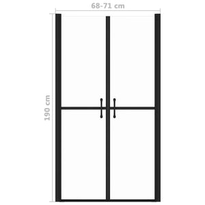 vidaXL Shower Door Clear ESG (68-71)x190 cm