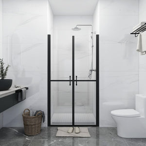 vidaXL Shower Door Clear ESG (73-76)x190 cm