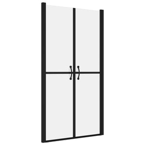 vidaXL Shower Door Frosted ESG (88-91)x190 cm