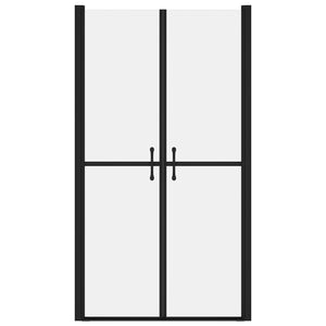 vidaXL Shower Door Frosted ESG (88-91)x190 cm