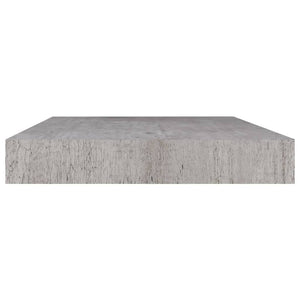 vidaXL Floating Wall Shelves 2 pcs Concrete Grey 40x23x3.8 cm MDF