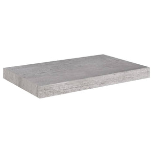 vidaXL Floating Wall Shelves 4 pcs Concrete Grey 50x23x3.8 cm MDF