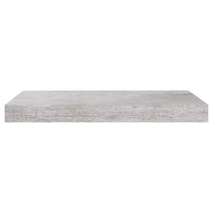 vidaXL Floating Wall Shelves 4 pcs Concrete Grey 50x23x3.8 cm MDF