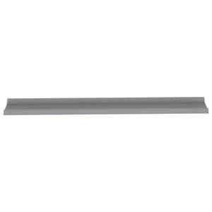 vidaXL Wall Shelves 2 pcs Grey 115x9x3 cm