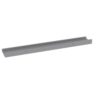 vidaXL Wall Shelves 4 pcs Grey 60x9x3 cm