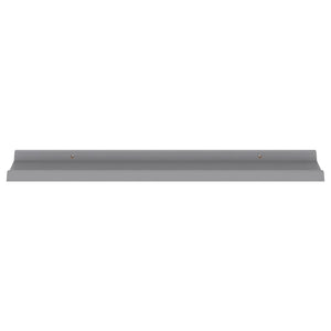 vidaXL Wall Shelves 4 pcs Grey 80x9x3 cm