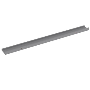 vidaXL Wall Shelves 4 pcs Grey 100x9x3 cm