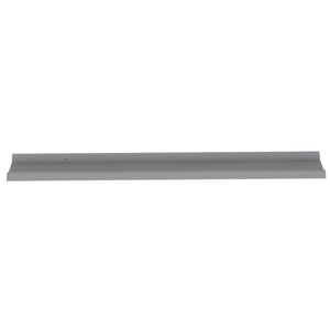 vidaXL Wall Shelves 4 pcs Grey 100x9x3 cm