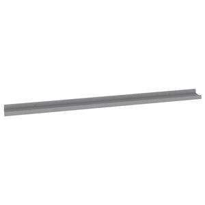 vidaXL Wall Shelves 4 pcs Grey 115x9x3 cm