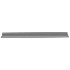 vidaXL Wall Shelves 4 pcs Grey 115x9x3 cm