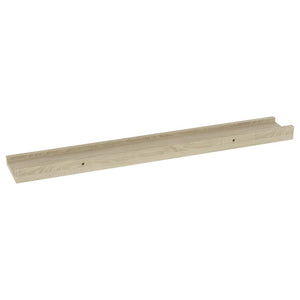 vidaXL Wall Shelves 2 pcs Sonoma Oak 60x9x3 cm