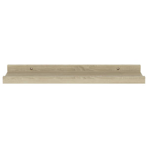 vidaXL Wall Shelves 4 pcs Sonoma Oak 40x9x3 cm