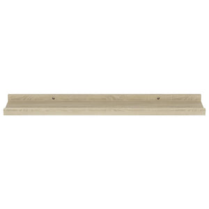 vidaXL Wall Shelves 4 pcs Sonoma Oak 60x9x3 cm