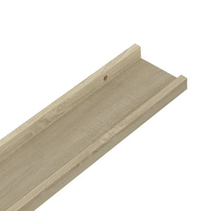 vidaXL Wall Shelves 4 pcs Sonoma Oak 60x9x3 cm