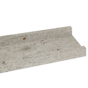 vidaXL Wall Shelves 2 pcs Concrete Grey 60x9x3 cm