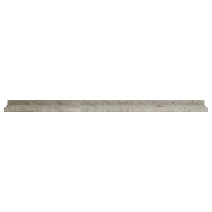 vidaXL Wall Shelves 2 pcs Concrete Grey 100x9x3 cm