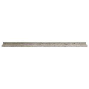 vidaXL Wall Shelves 2 pcs Concrete Grey 115x9x3 cm