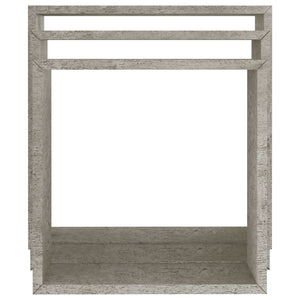 vidaXL Wall Cube Shelves 3 pcs Concrete Grey