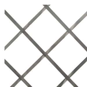 vidaXL Trellis Fences 5 pcs Grey Solid Firwood 180x30 cm