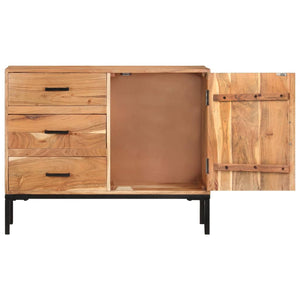 vidaXL Sideboard 88x30x73 cm Solid Acacia Wood