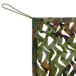 vidaXL Camouflage Net with Storage Bag 4x7 m Green