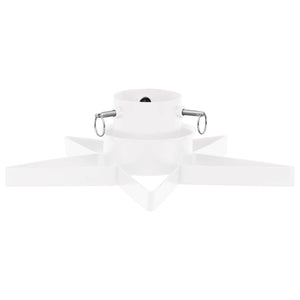 vidaXL Christmas Tree Stand White 47x47x13.5 cm