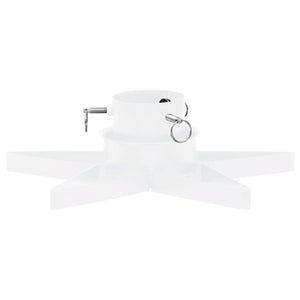 vidaXL Christmas Tree Stand White 47x47x13.5 cm